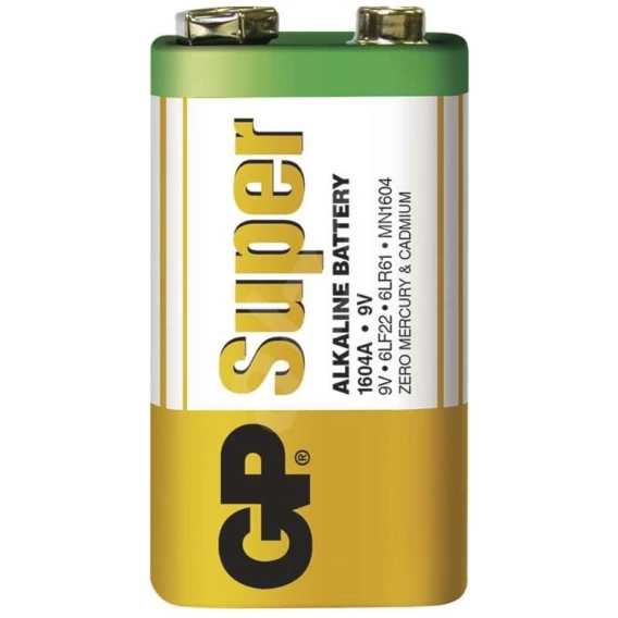Alkalická batéria GP Super 6LF22 (9V), 1 ks