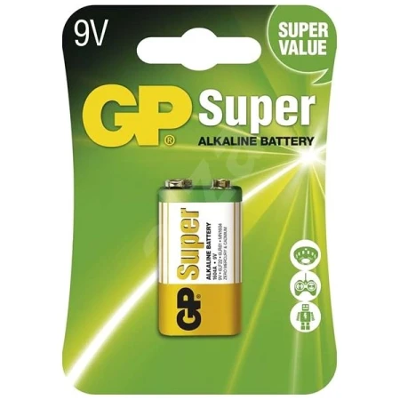 Alkalická batéria GP Super 6LF22 (9V), 1 ks