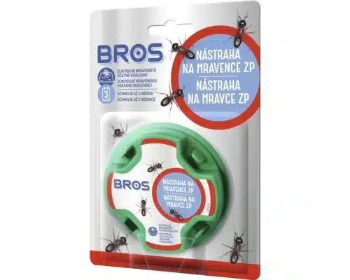 Likvidácia mraveniska pomocou produktu nástraha na mravce domček