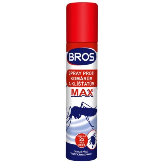 Bros Max spray proti komárom a kliešťom 90 ml