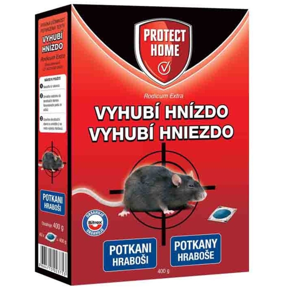 RODICUM EXTRA Mäkká návnada Potkany a hraboše 40x10g 400g Protect Home