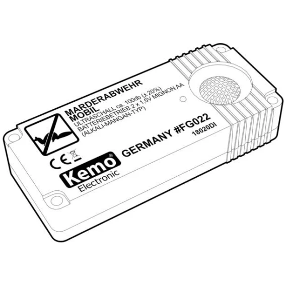Odpudzovač na batérie KEMO FG022