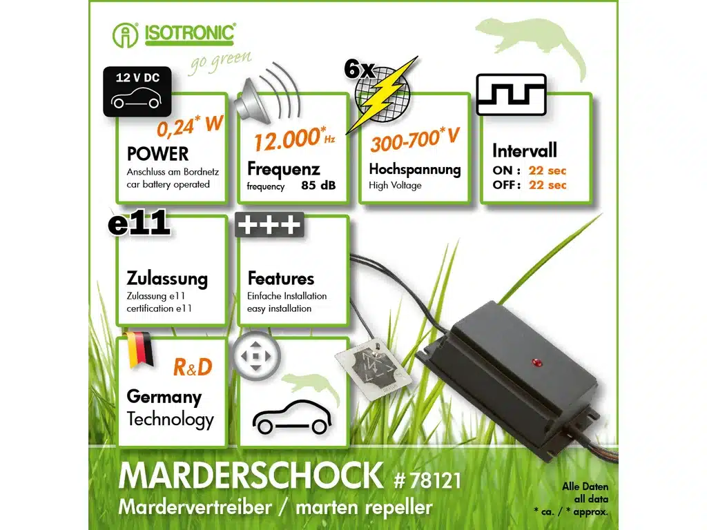 Odpudzovač ISOTRONIC 78540 s vysokonapäťovými plochami – Obrázok 5