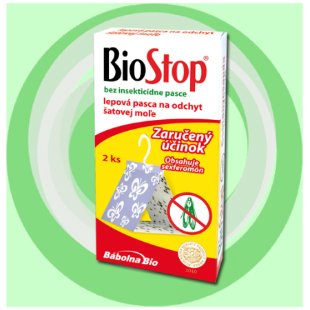 BioStop lep šatová moľa 2ks/bal