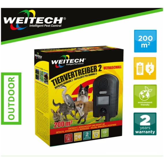 Ultrazvukový plašič psov a mačiek WEITECH WK0052