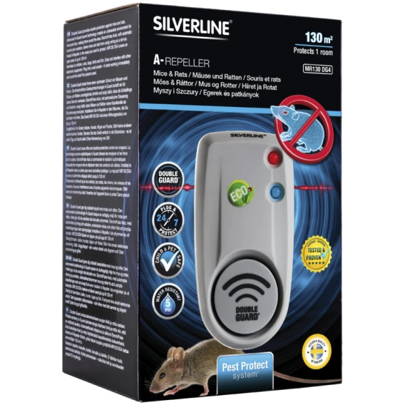 Ultrazvukový Odpudzovač myší a potkanov IN 25308 Silverline®