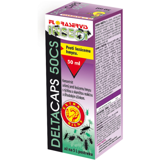 Deltacaps 50 CS postrek na hmyz, 50ml Floraservis