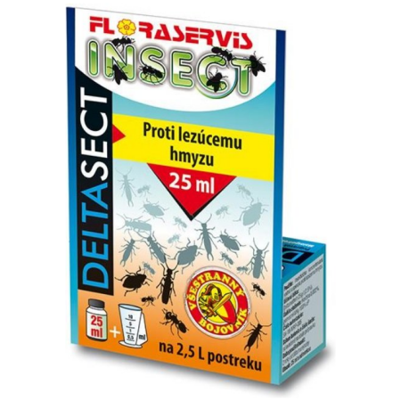 Deltasect koncentrát 25ml postrek proti lezúcemu hmyzu Floraservis