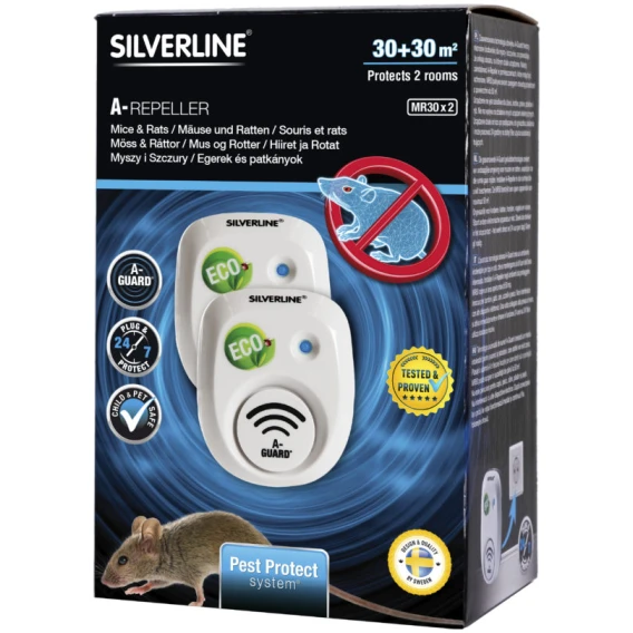 Ultrazvukový Odpudzovač myší a potkanov IN 25304 Silverline®