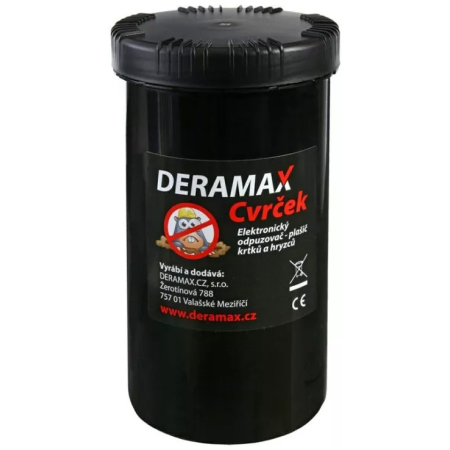 Deramax-Cvrček Elektronický odpudzovač krtkov a hryzcov