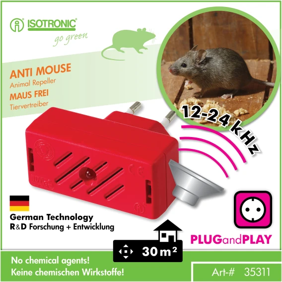Plašič myší a hlodavcov ISOTRONIC 35311