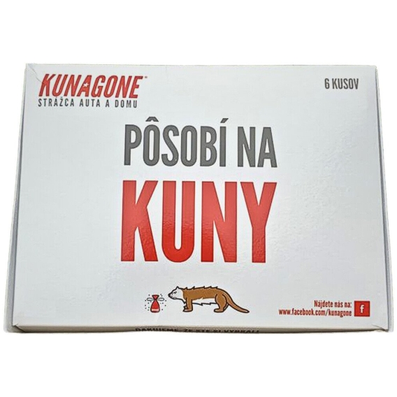 Pachový odpudzovač kún KUNAGONE, set 6 ks