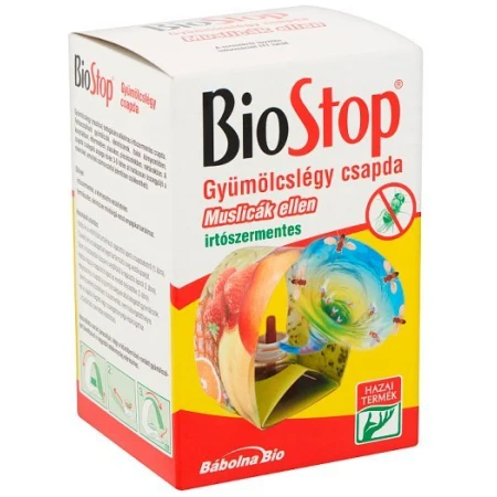 BioStop® lepová pasca na ovocné mušky octomilky 1 ks