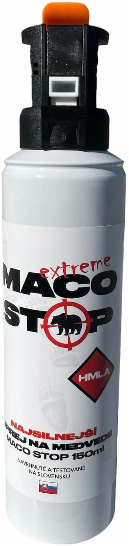 Sprej na medvede MACO STOP Extreme 10% OC, 1.4% MC hmla - 150 ml