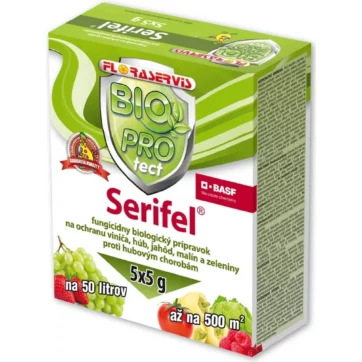 Serifel 5x5g - Biologický fungicíd na ochranu rastlín proti hubovým chorobám