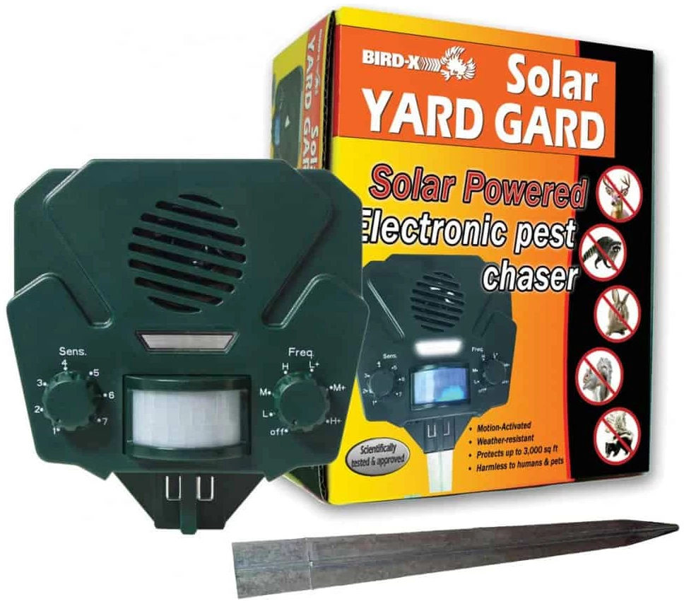 Bird-X Yard Gard Solar – solárny odpudzovač škodcov