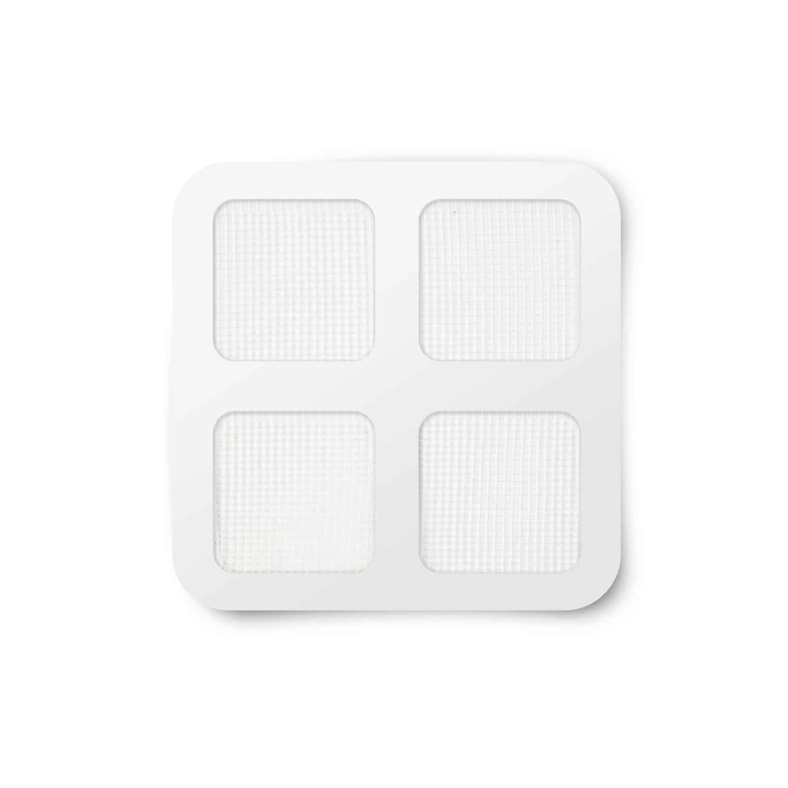 Opravný fľak k sieťke proti hmyzu - 10 x 10 cm -  biely - 4 ks / balenie