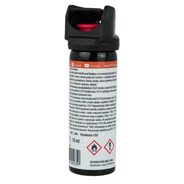 Obranný sprej proti psom TETRAO - Anti Dog spray 50 ml – Obrázok 3