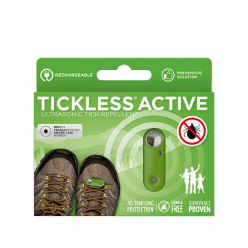 TICKLESS® ACTIVE  - Dobíjateľný ultrazvukový odpudzovač kliešťov a bĺch pre ľudí
