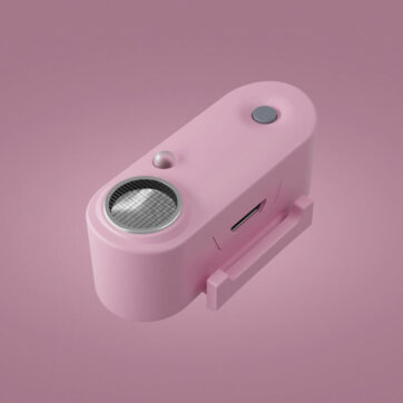 TICKLESS MINI DOG - Dobíjateľný ultrazvukový odpudzovač kliešťov a bĺch pre psov-OrganPurple
