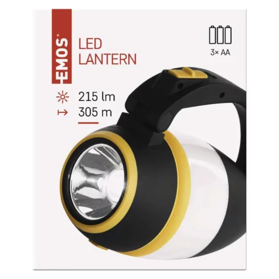 LED kempingové svietidlo EMOS P4008 – ručné svietidlo, čítacia lampa a stanová lampa v jednom