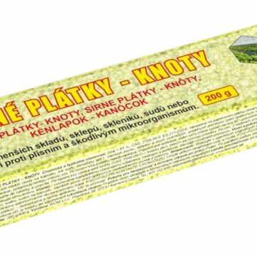 Sirné plátky BIOM 200 g – dezinfekcia sudov, pivníc a nádob. Ničia plesne, spóry a škodcov. Jednoduché a spoľahlivé sírenie.