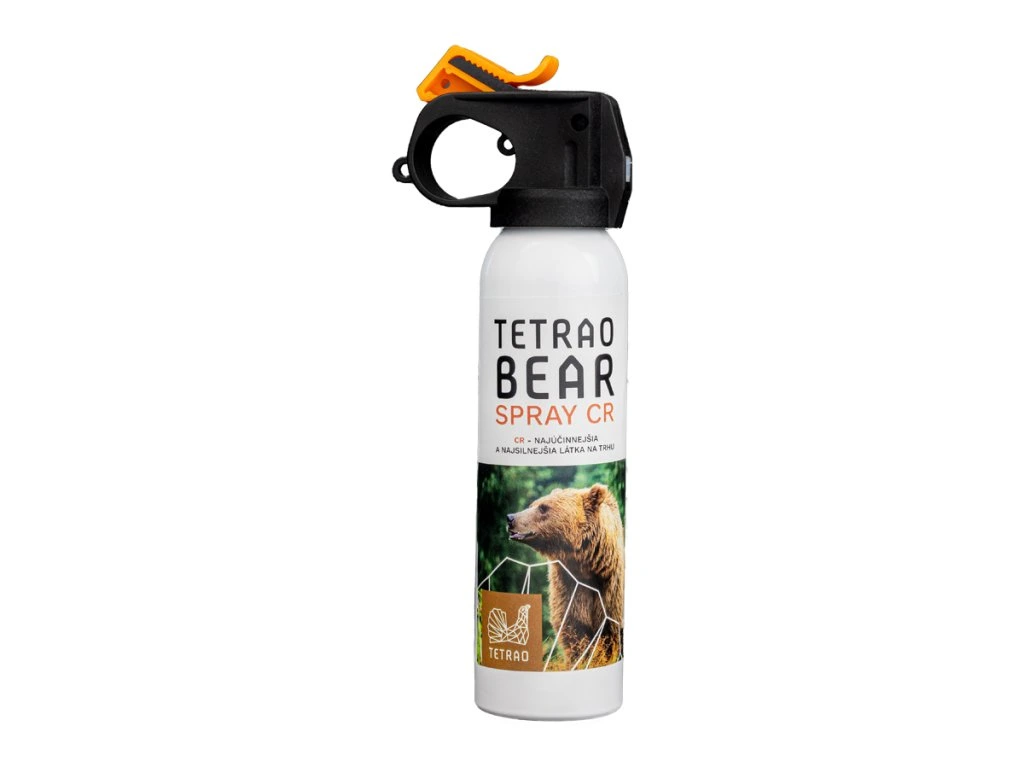 TETRAO Bear Spray CR – obranný sprej na medvede s dostrekom 10 m - 150 ml