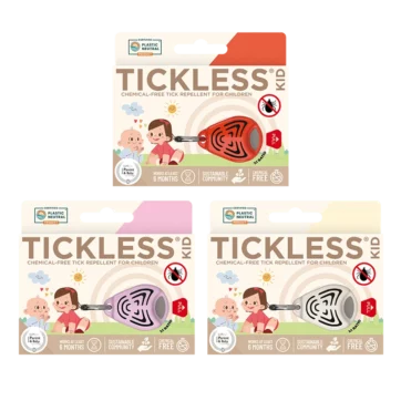 Detský ultrazvukový odpudzovač kliešťov TICKLESS Kid na oblečení