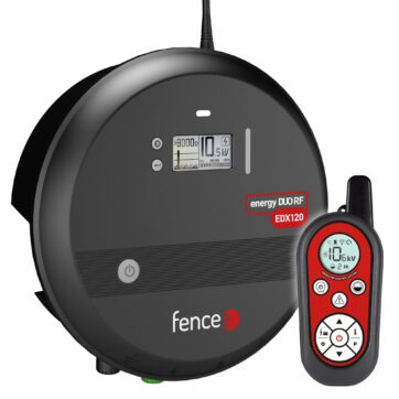 Zdroj elektrického ohradníka fencee energy DUO RF EDX120 s diaľkovým ovládaním