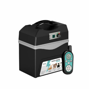 Batériový prenosný RF zdroj pre elektrické ohradníky battery DUO RF BDX30 s ovladačem
