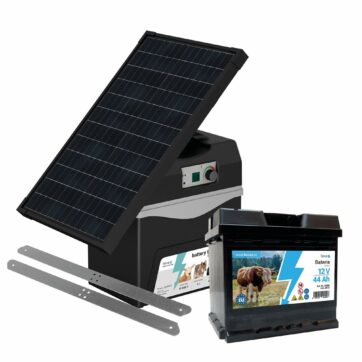 Bateriový zdroj fencee battery DUO BD50 + solárny panel 30 W + držiak + batéria 44 Ah
