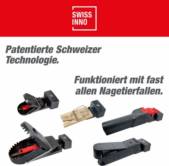 SWISSINNO® Connect SuperCat – Smart signalizácia pasce na myši a potkany cez Bluetooth