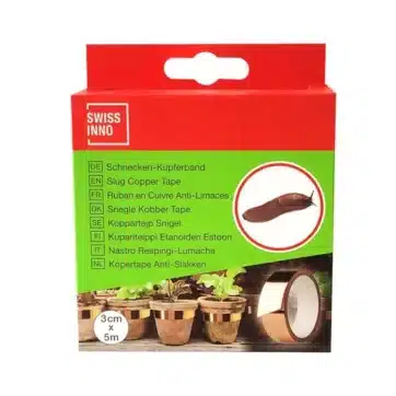 Swissinno® medená páska proti slimákom – balenie 5 m × 3 cm