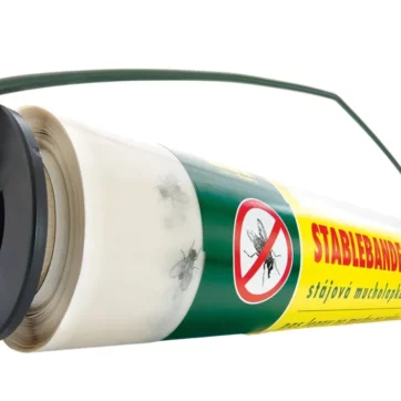 StableBand® Papírna Moudrý – mucholapka v rolke s vešiakom