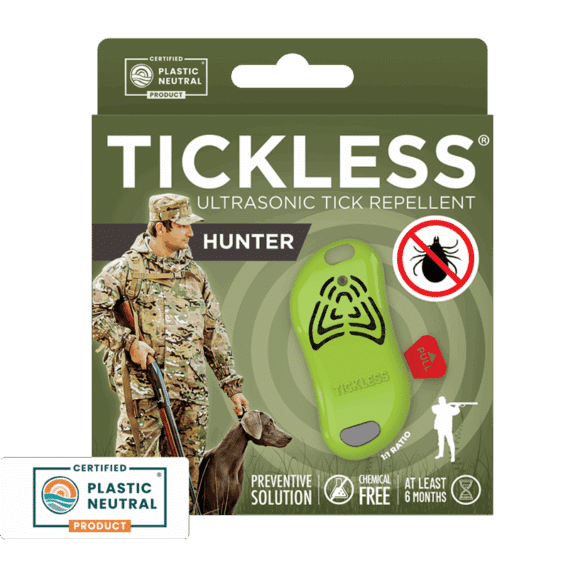 TICKLESS® HUNTER Green – zelený odpudzovač kliešťov pre ľudí