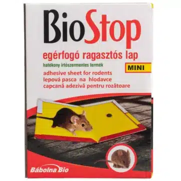 BioStop lepová pasca na hlodavce MINI v rozloženom stave.