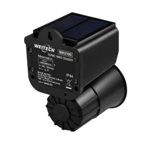 Akustický odpudzovač vtákov Weitech WK0108 Sonic s LED bleskom | 400 m² – Obrázok 4