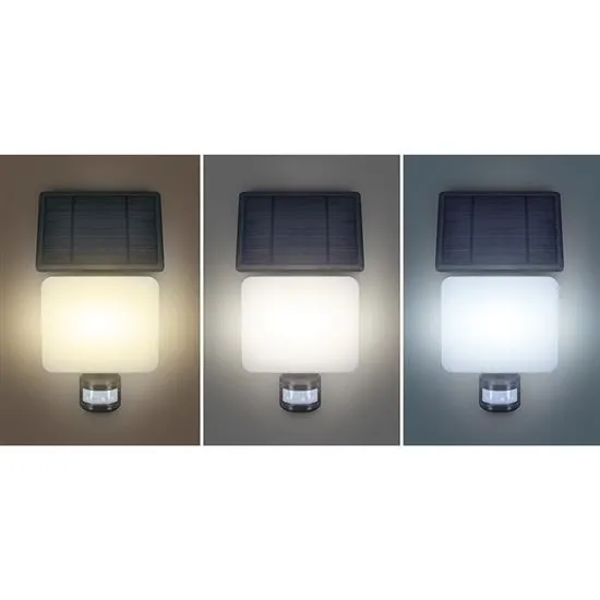 Solight LED solárne svetlo so senzorom 11W (1200 lm) – 3CCT, ochrana pred divou zverou – Obrázok 3