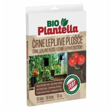 BIO Plantella – Čierne lepové dosky proti psote rajčiakovej (10 ks)