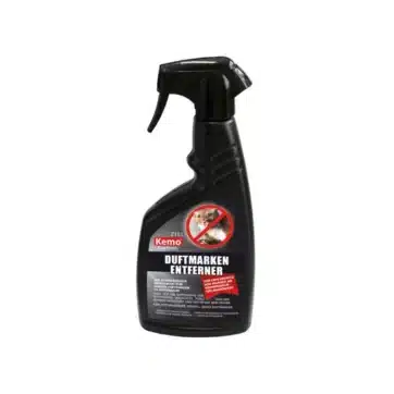 Prípravok KEMO Z101 v 500ml fľaši na odstránenie pachových značiek kún z motora.