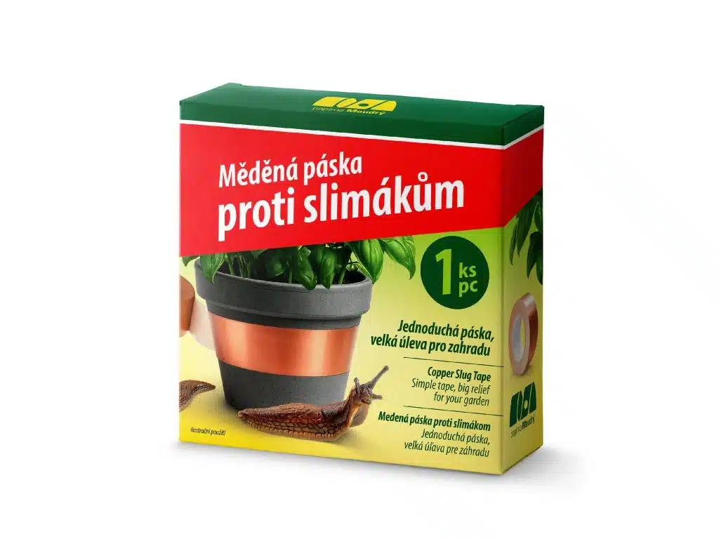 Medená páska proti slimákom 4 m - Samolepiaca bariéra na kvetináče – Obrázok 3