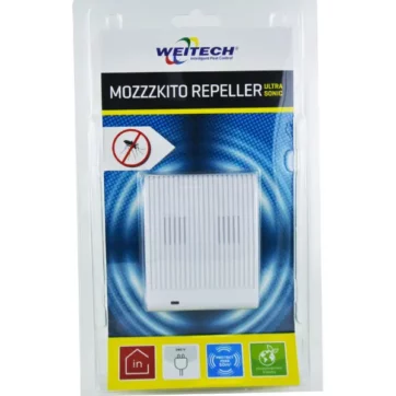 Ekologický interiérový Weitech ultrazvukový odpudzovač komárov WK0028 do zásuvky