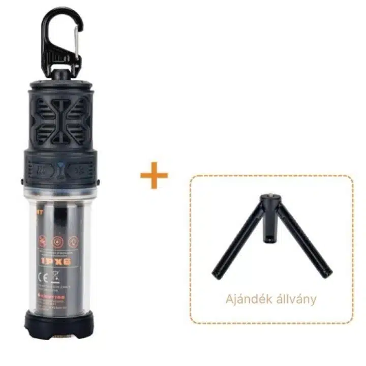 RoosRepelt Multifunkčný odpudzovač komárov a LED lampáš 3v1 (650 lm, 5000 mAh) – Obrázok 3