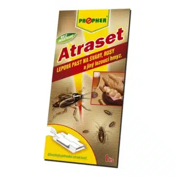 Feromónová lepová pasca na šváby a lezúci hmyz ATRASET s lákadlom