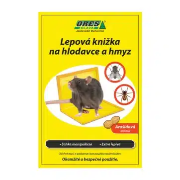 ORES lepová knižka na hlodavce a hmyz LP1 arašidová aróma