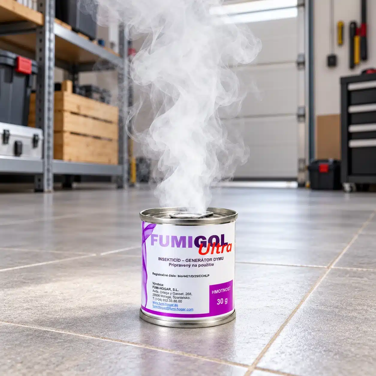 FUMIGOL ULTRA 30 g návod na použitie insekticídnej dymovnice